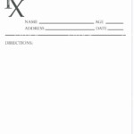 018 Inspirational Sample Prescription Pad Template Blank With Blank