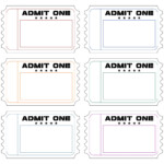 10 Best Free Printable Admit One Ticket Templates Printablee