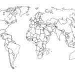 10 Best Large Blank World Maps Printable Printablee
