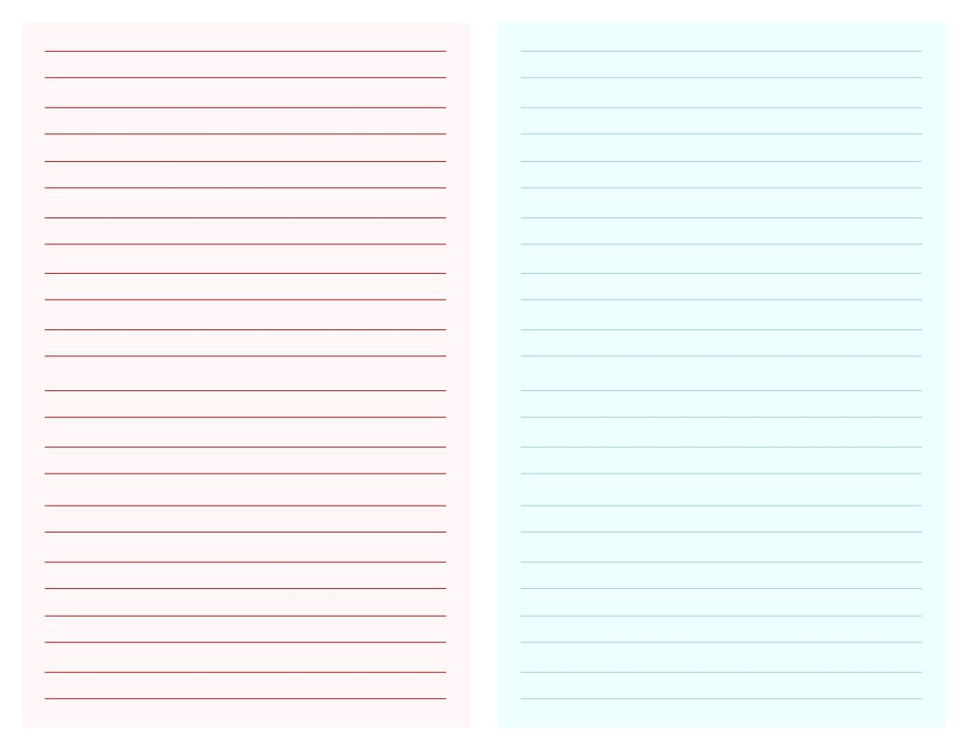 10 Best Printable Blank Note Sheets Printablee