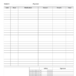 10 Best Printable Medication Administration Record Template