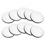 10pcs Blank Neoprene Round Car Coasters For Sublimation Heat Transfer