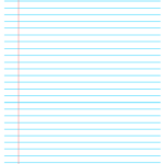 20 Free Printable Blank Lined Paper Template In Pdf Throughout