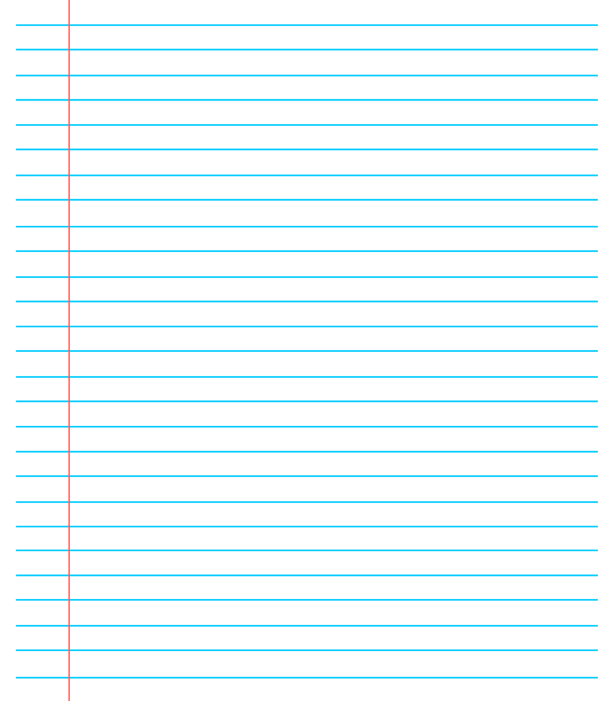  20 Free Printable Blank Lined Paper Template In Pdf Throughout 