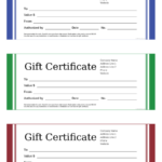 2020 Gift Certificate Form Fillable Printable PDF Forms Handypdf