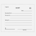 21 Printable Blank Receipt Book Template In Photoshop By Blank Receipt