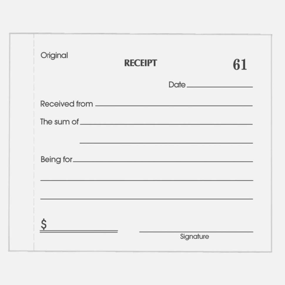 21 Printable Blank Receipt Book Template In Photoshop By Blank Receipt 