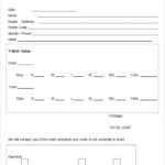 26 T Shirt Order Form Templates PDF DOC Free Premium Templates