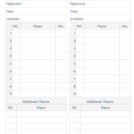 33 Printable Baseball Lineup Templates Free Download TemplateLab