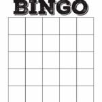 4x4 Blank Bingo Card Template Bingo Template Blank Bingo Cards