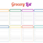 5 Best Printable Blank List Printablee