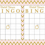 60 Bridal Bingo Cards Blank 60 Prefilled By CelebrateLifeCrafts