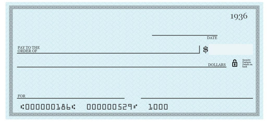 7 Blank Check Templates Word Excel Samples