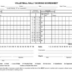 8 Free Sample Volleyball Score Sheet Templates Printable Samples