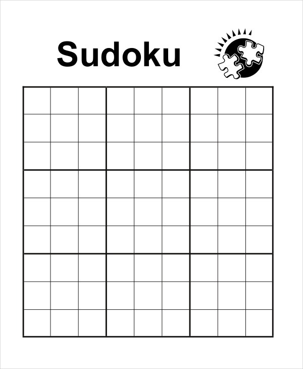 8 Sudoku Templates Free Sample Example Format Free Premium 