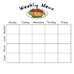 9 Best Printable Blank Menu For Daycares Printablee