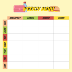 9 Best Printable Blank Menu For Daycares Printablee