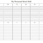 A Love For Teaching Personal Word Wall Personal Word Wall Word Wall