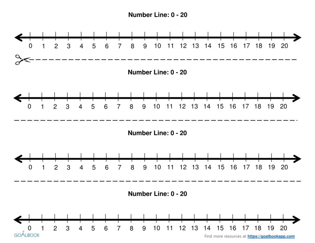 Accomplished Printable Number Line To 20 Kaylee Blog