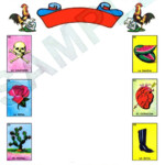 Any Occasion Loteria MASTER BLANK TEMPLATE 5 X7 Edit Yourself Postcard
