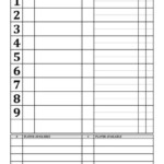 Baseball Lineup Card Template FREE DOWNLOAD Baseball Lineup