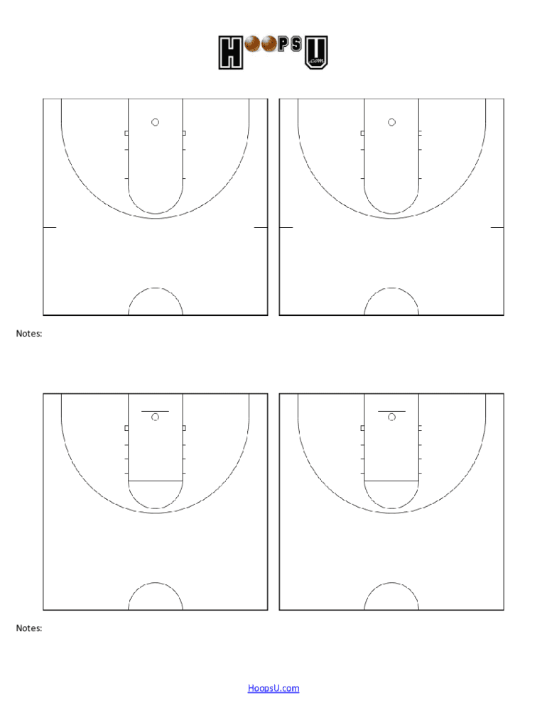 Basketball Playbook Template Fill Online Printable Fillable Blank 