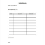 Basketball Practice Plan Template 3 Free Word Pdf Excel Documents