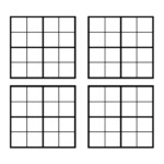 Blank 4 4 Sudoku Grid AllFreePrintable