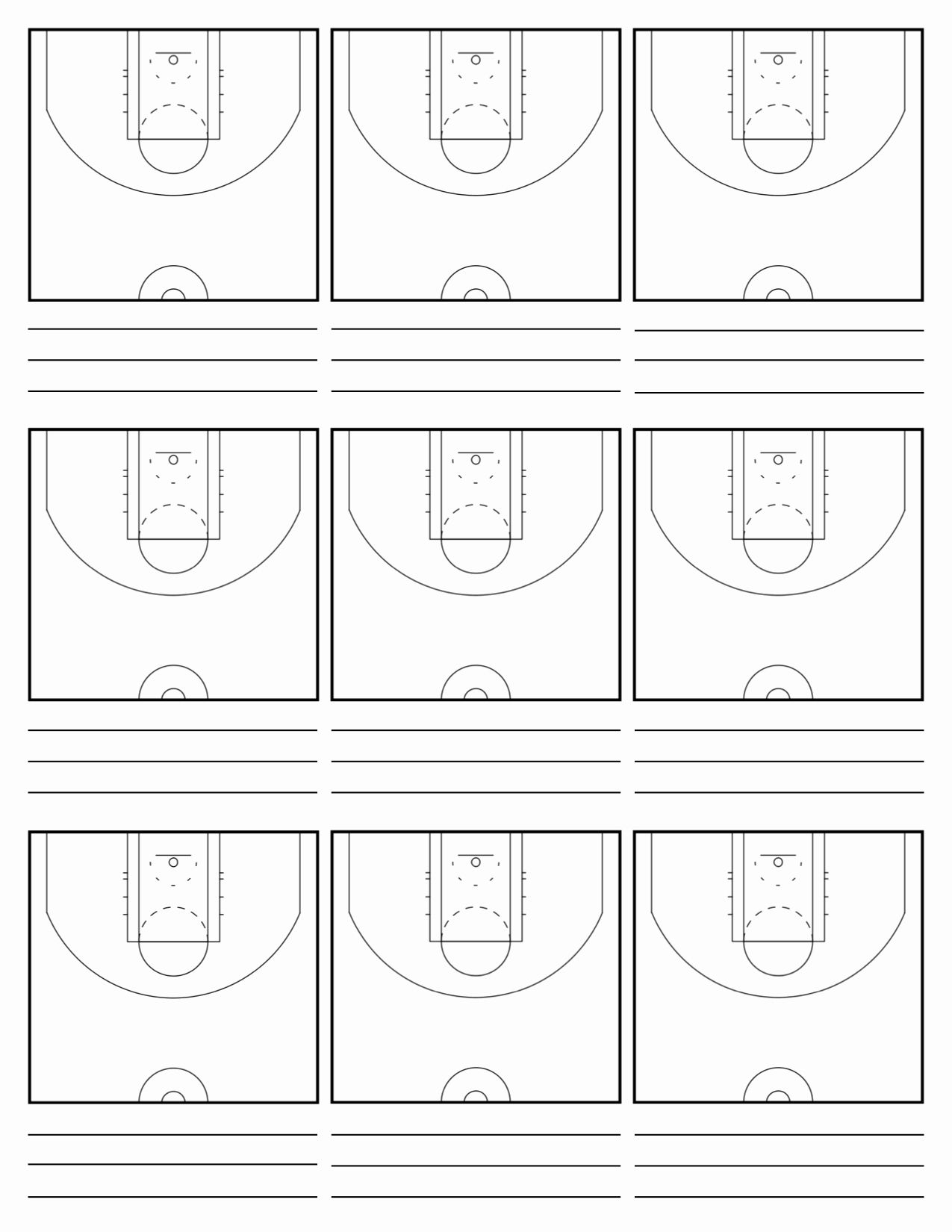 Blank Basketball Practice Plan Template Awesome 7 Best Of Basketball