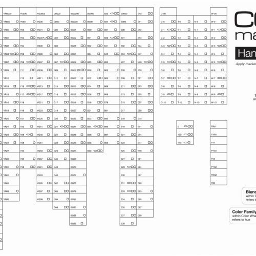 Blank Copic Color Chart 2019 Copic Hex Chart Blank Expresiones