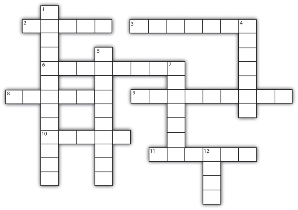 Blank Crossword Puzzle Grid Yapis sticken co Printable Blank 