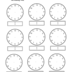 Blank Digital Clock Faces Cliparts co