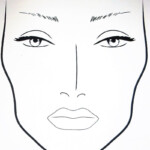 Blank Face Chart To Print Nyx Face Charts Blank Makeup Face Blank Face