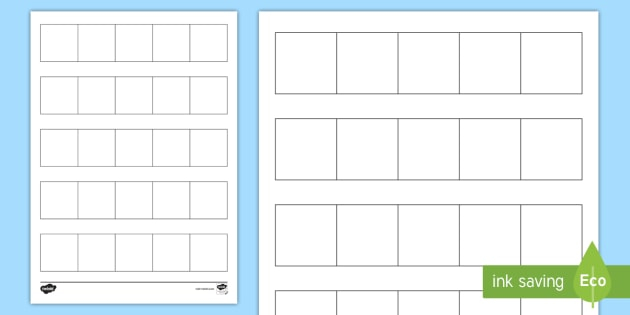 Blank Five Frames Primary Resource teacher Made