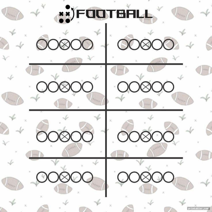 Blank Football Playbook Sheets Printable Image Free Printabler
