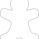 Blank Gingerbread Man Template Gingerbread Man Coloring Page Free