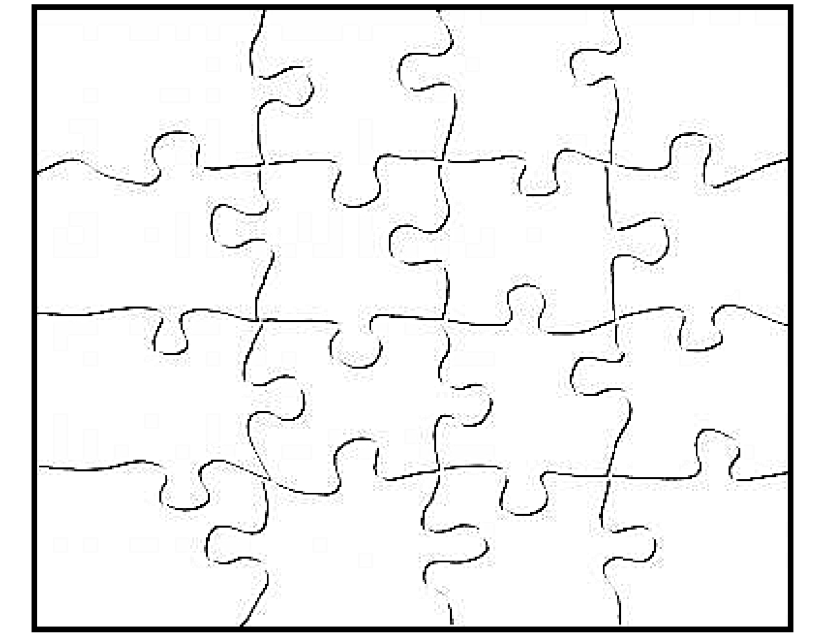 Blank Jigsaw Puzzle Pieces Template Puzzle Piece Template Template