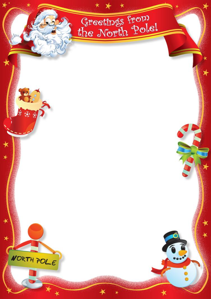 Blank Letter From Santa Template 1 TEMPLATES EXAMPLE TEMPLATES 