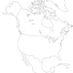 Blank Map Of North America Printable Printable Maps