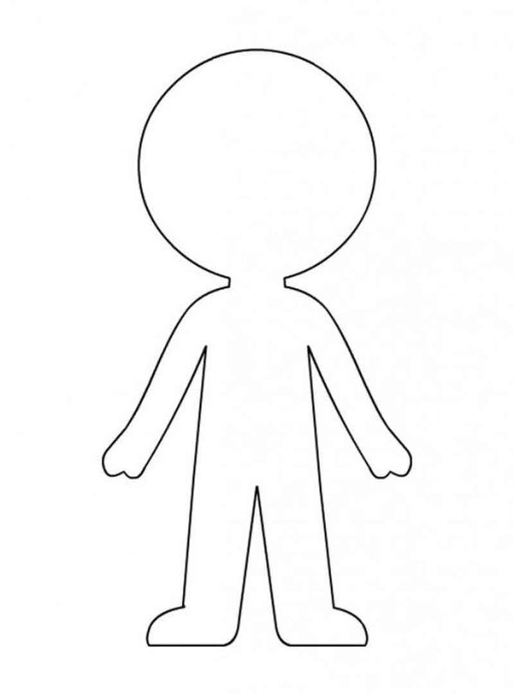 Blank Paper Doll Templates Paper Doll Template Doll Template Paper 
