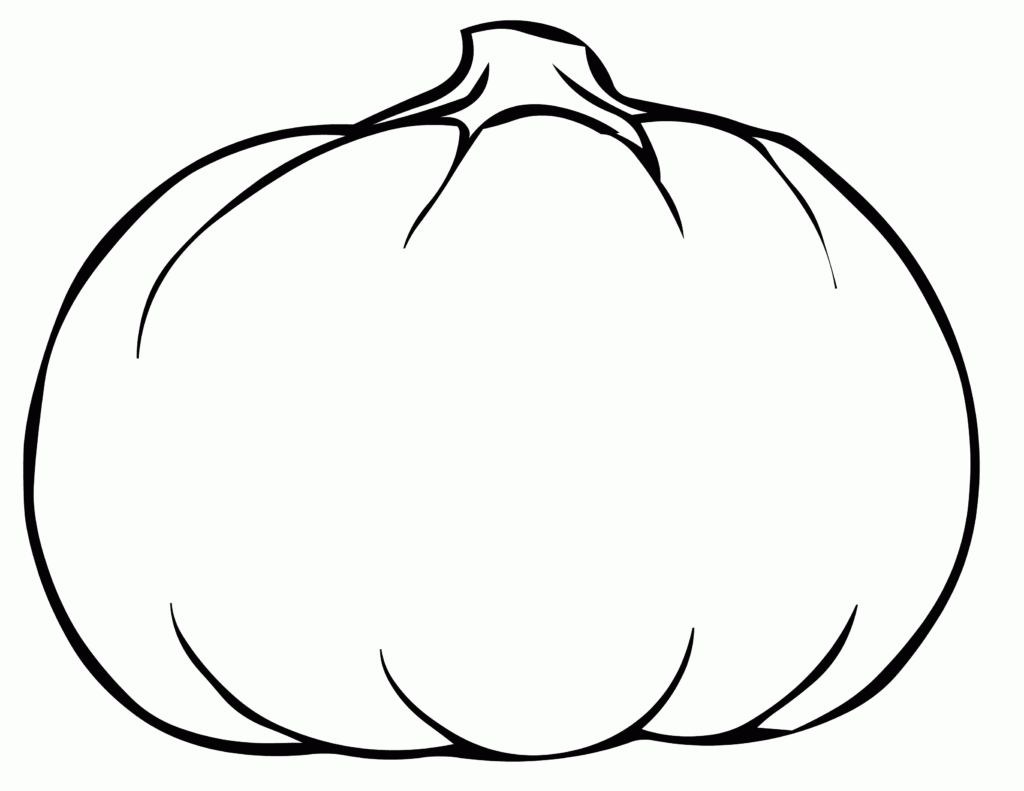 Blank Pumpkin Coloring Pages Educative Printable Pumpkin Coloring 