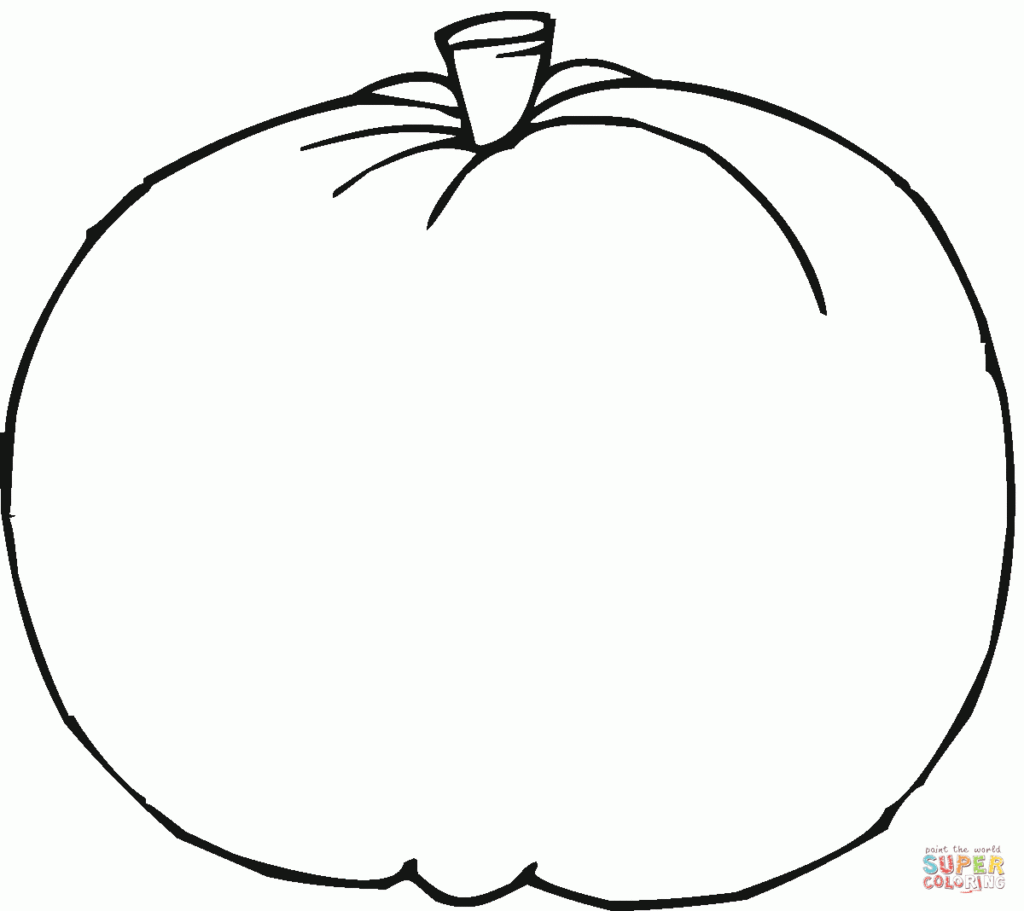 Blank Pumpkin Super Coloring Pumpkin Coloring Pages Pumpkin 