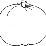 Blank Pumpkin Template Coloring Home