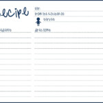 Blank Recipe Card Template For Word Pics Photos Blank Within Index
