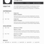 Blank Resume Template 15 Free PSD Vector EPS AI Format Download