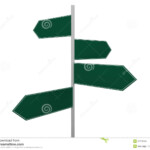 Blank Road Sign Template Stock Illustration Image Of Banner 31775304