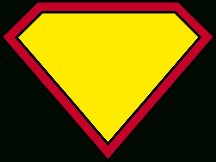 Blank Superman Logos Inside Blank Superman Logo Template In 2020