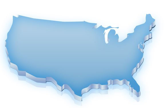 Blank United States Map For Powerpoint