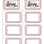 Blank Valentine Coupon Book pdf Valentines Coupon Book Coupon