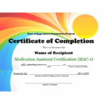 Certificate of Completion Template editable MSWORD Document Blank